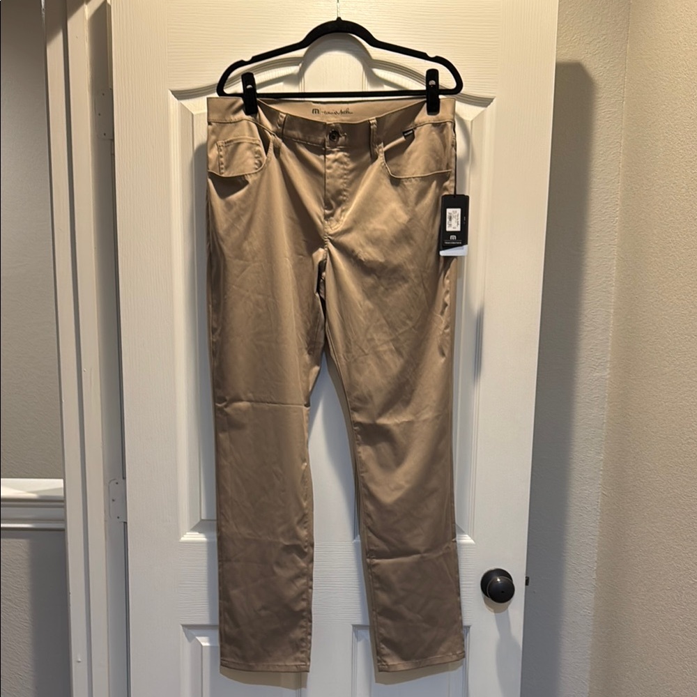 Travis Mathew Open to Close Khaki Pants